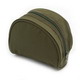 OLIVE GREEN DELUXE PADDED FISHING REEL CASE - Click Image to Close